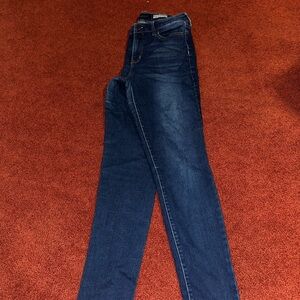 Dark Blue Denim Jeans- Size 6